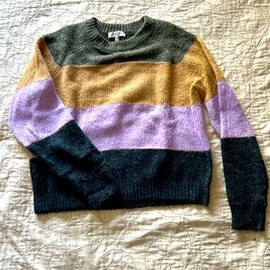 B.Young crop sweater, size medium